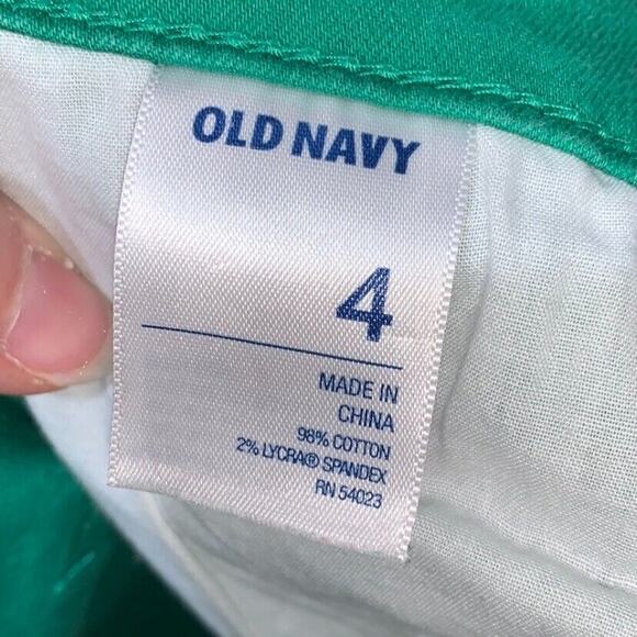 Old Navy Womens Denim Skinny Jeans Bleached Rock Star Ankle Length Green Size 4 - Picture 9 of 10